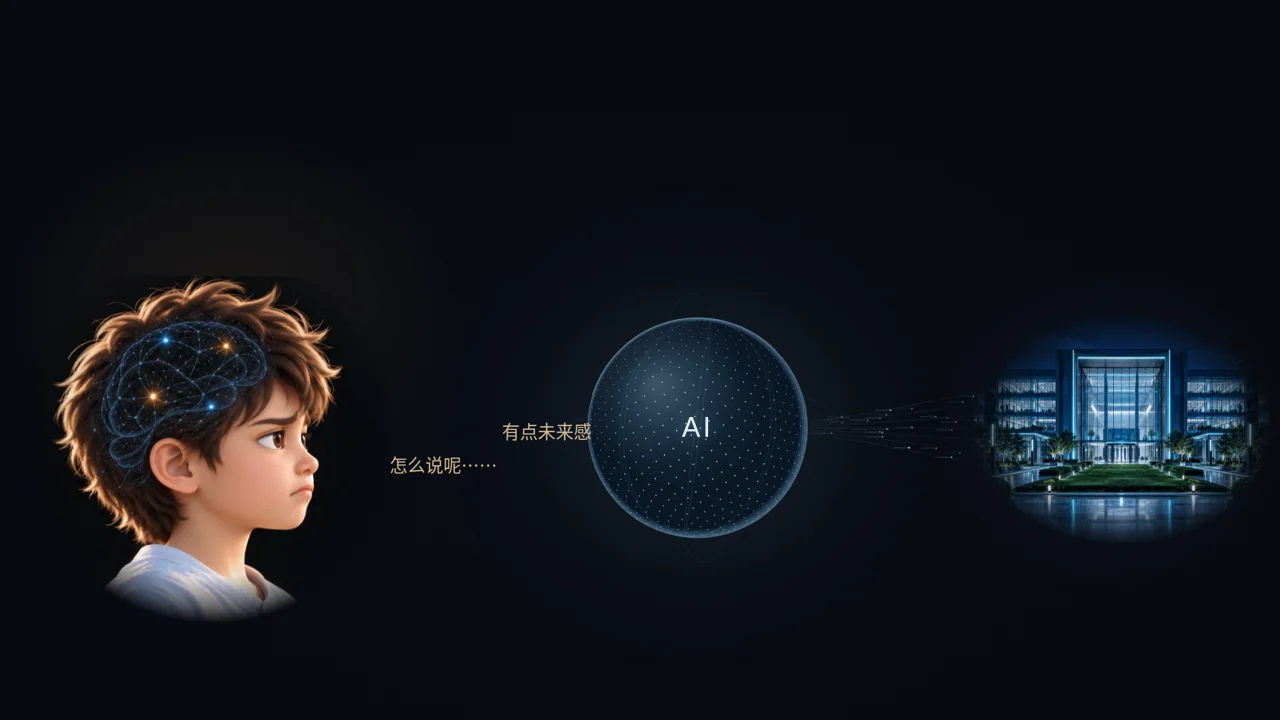 想法通过语言连接 AI，形成可见的构建结果
